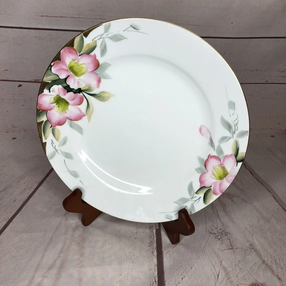 Vintage Noritake Azalea Dinner Plate Hand Painted‎ Japan
